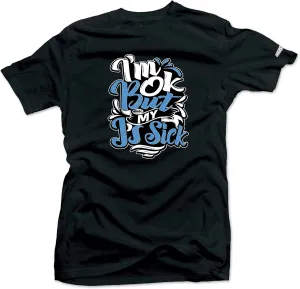 SNELOS Shirt to Match Jordan 1 UNC Toe Match Sneaker tee