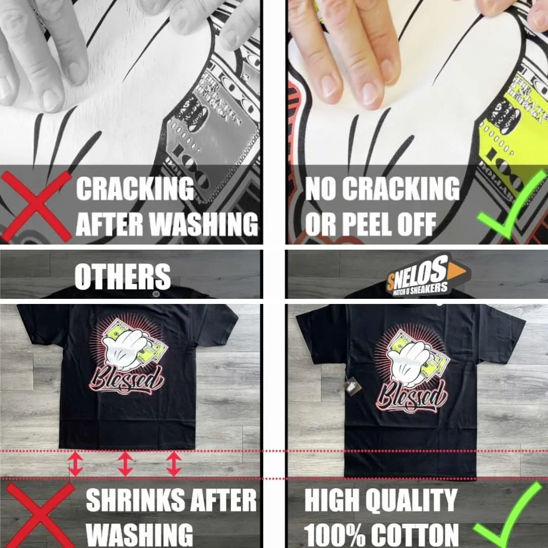 SNELOS Shirt to Match Jordan 4 Neon Match Sneaker Tee
