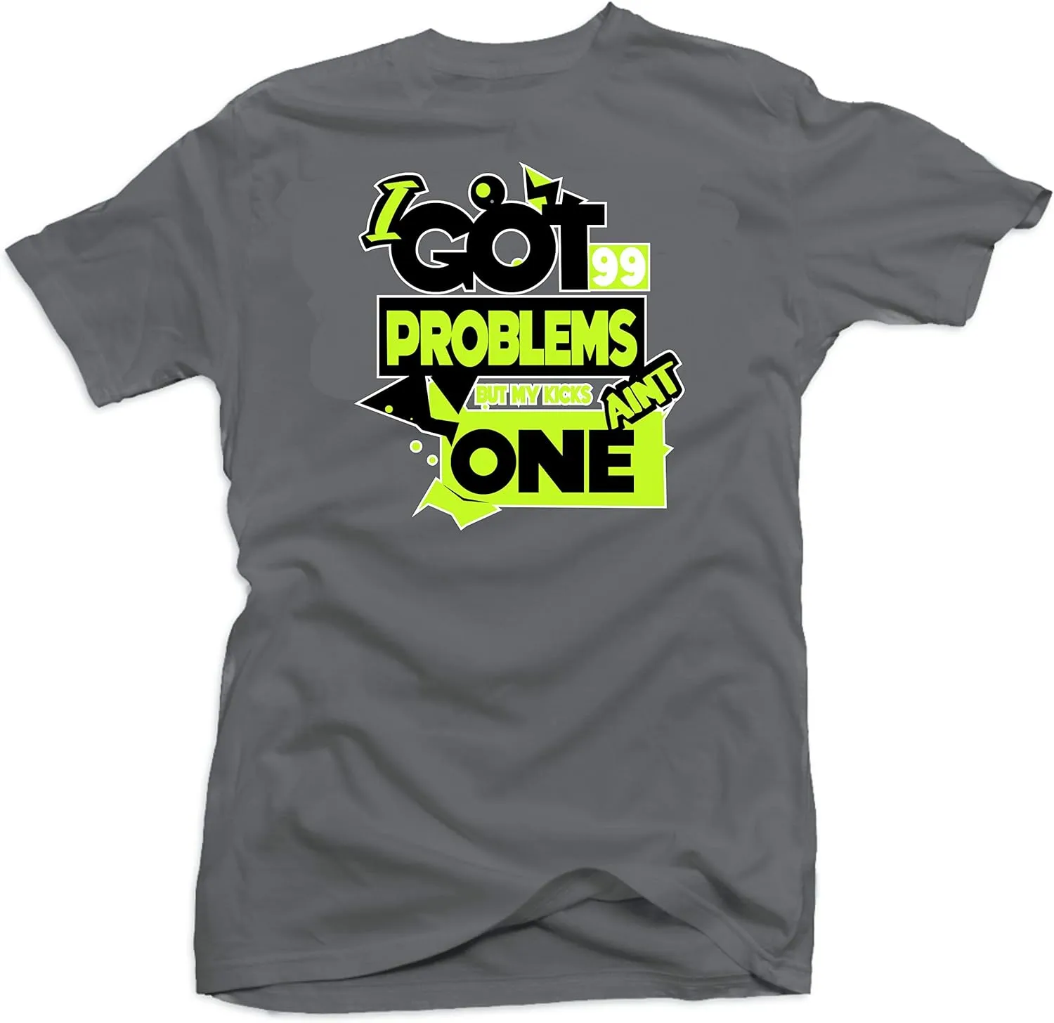 SNELOS Shirt to Match Jordan 4 Neon Match Sneaker Tee