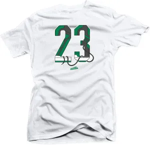 SNELOS Shirt to Match Jordan Retro 1 Pine Green 2020 Match Sneaker tee