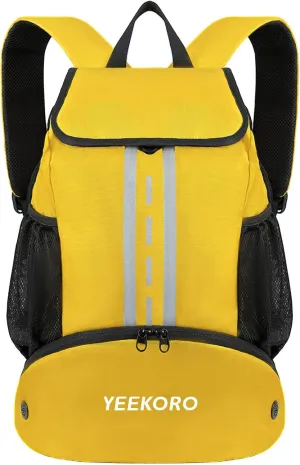 Soccer Backpack Multifunctional Sport Gym Bags with Dry-wet Separate & Shoe Compartment for Basketball Volleyball
