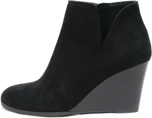 Soda Ability - Mid Ankle Bootie w/Split Shaft and Zipper Stacked Wedge Heel
