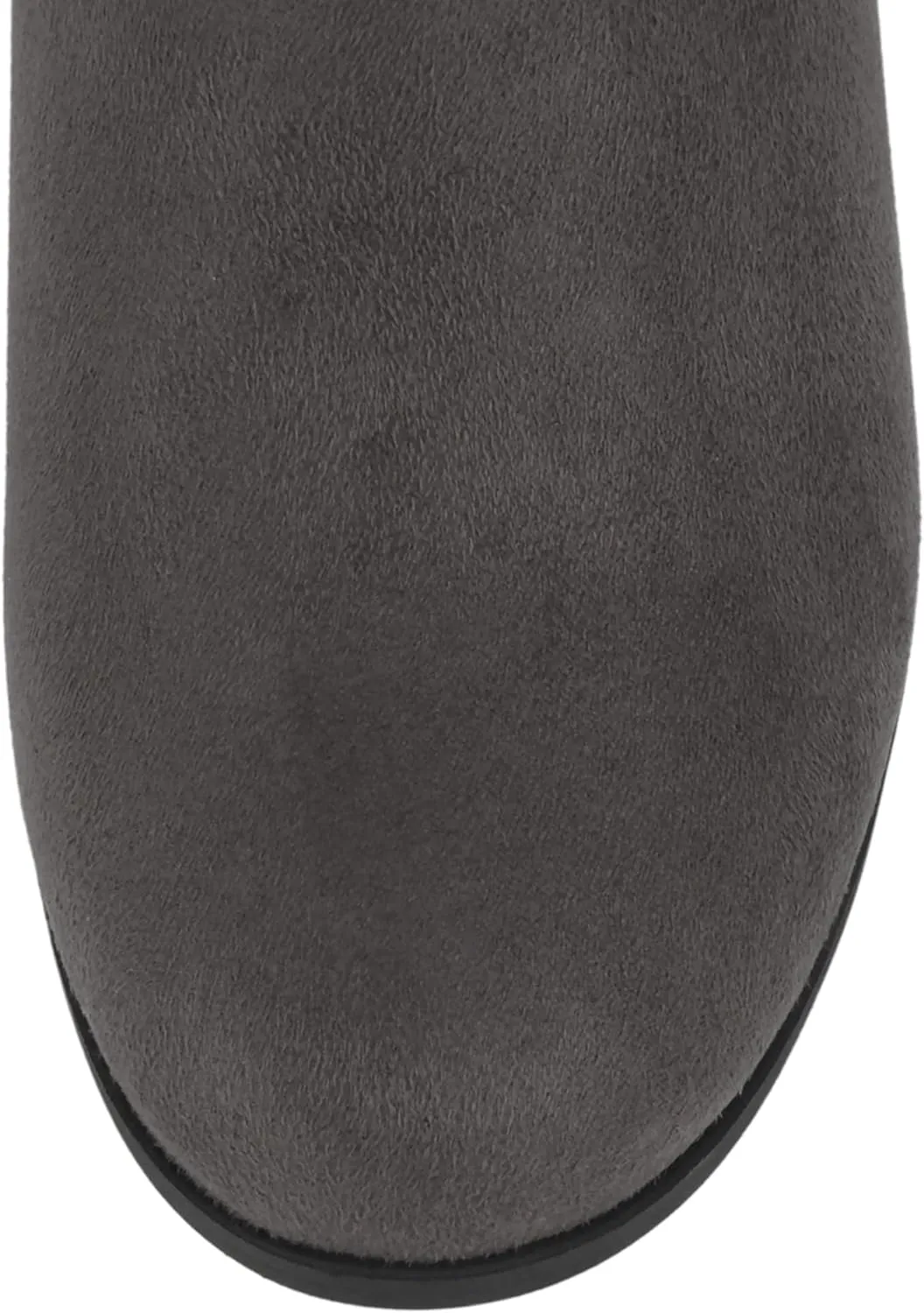 Soda Ability - Mid Ankle Bootie w/Split Shaft and Zipper Stacked Wedge Heel