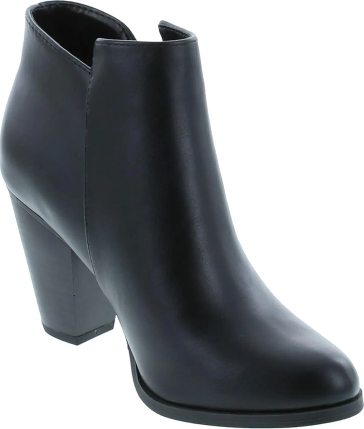 Soda Women's Ages Tassel Zip Chunky Heel Bootie
