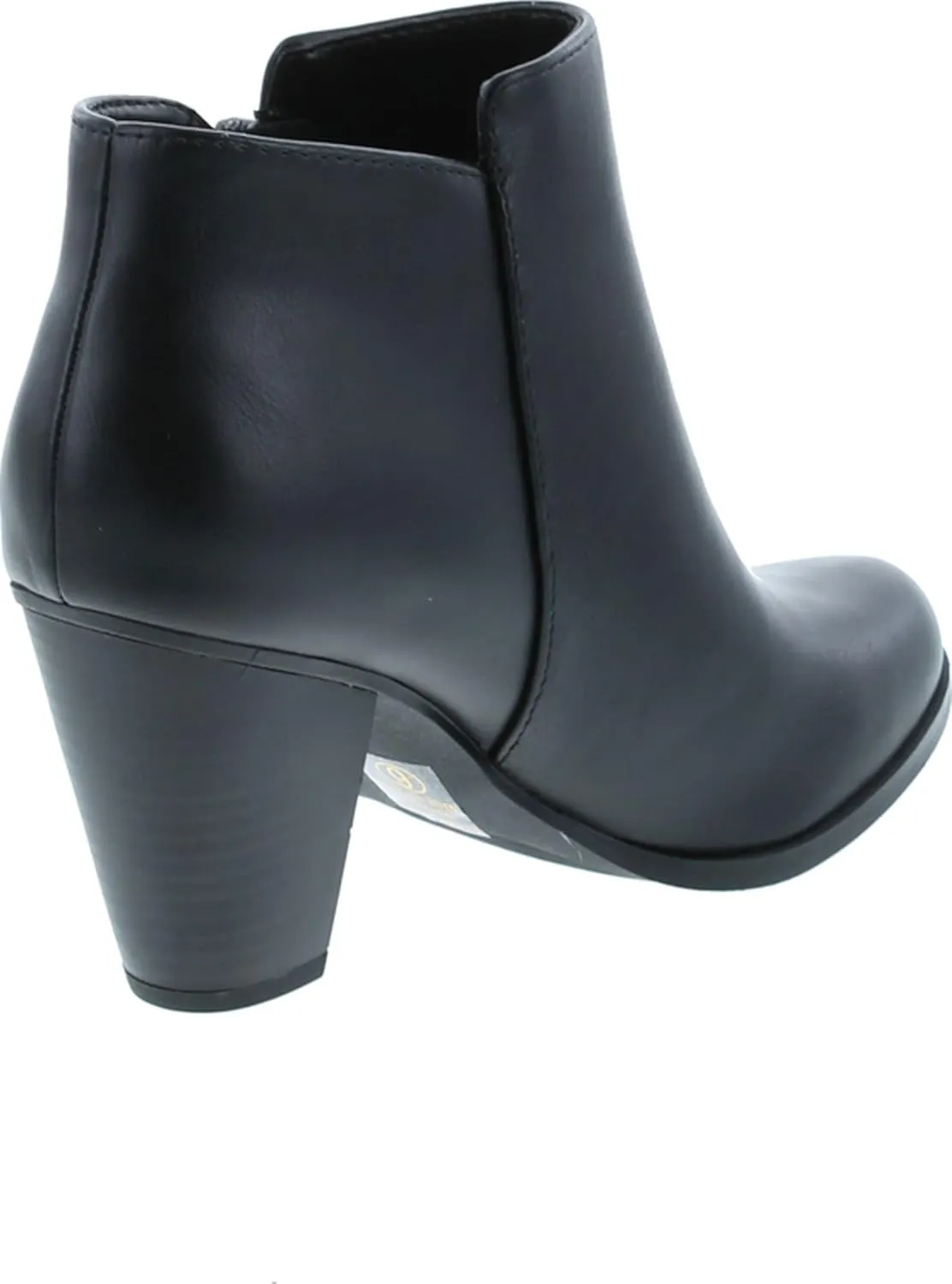 Soda Women's Ages Tassel Zip Chunky Heel Bootie