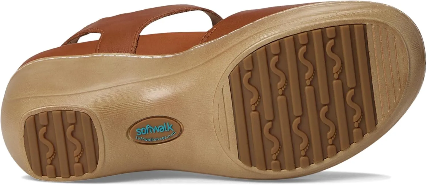SoftWalk Women's Mabelle Clog, Luggage, 8