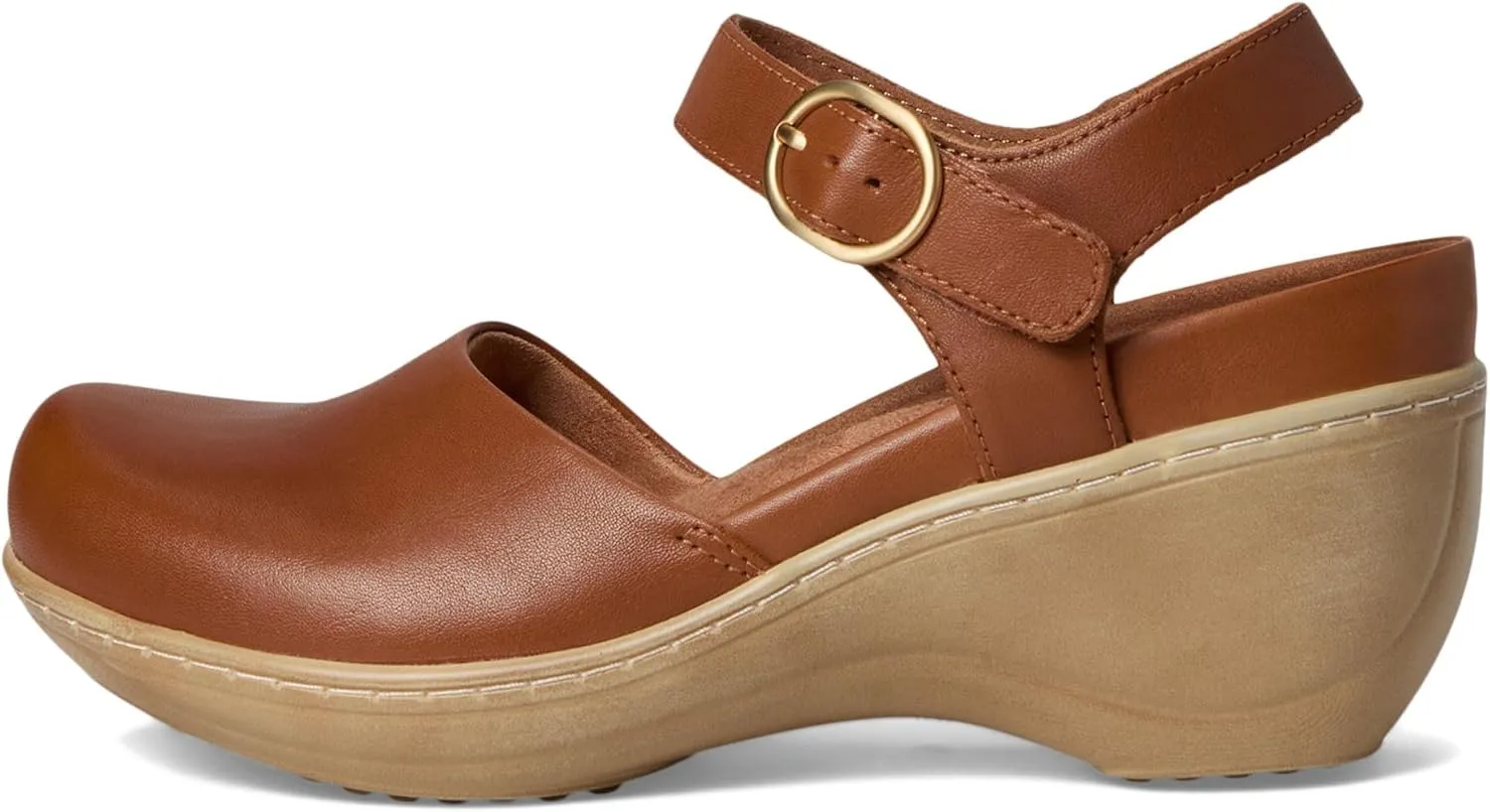 SoftWalk Women's Mabelle Clog, Luggage, 8