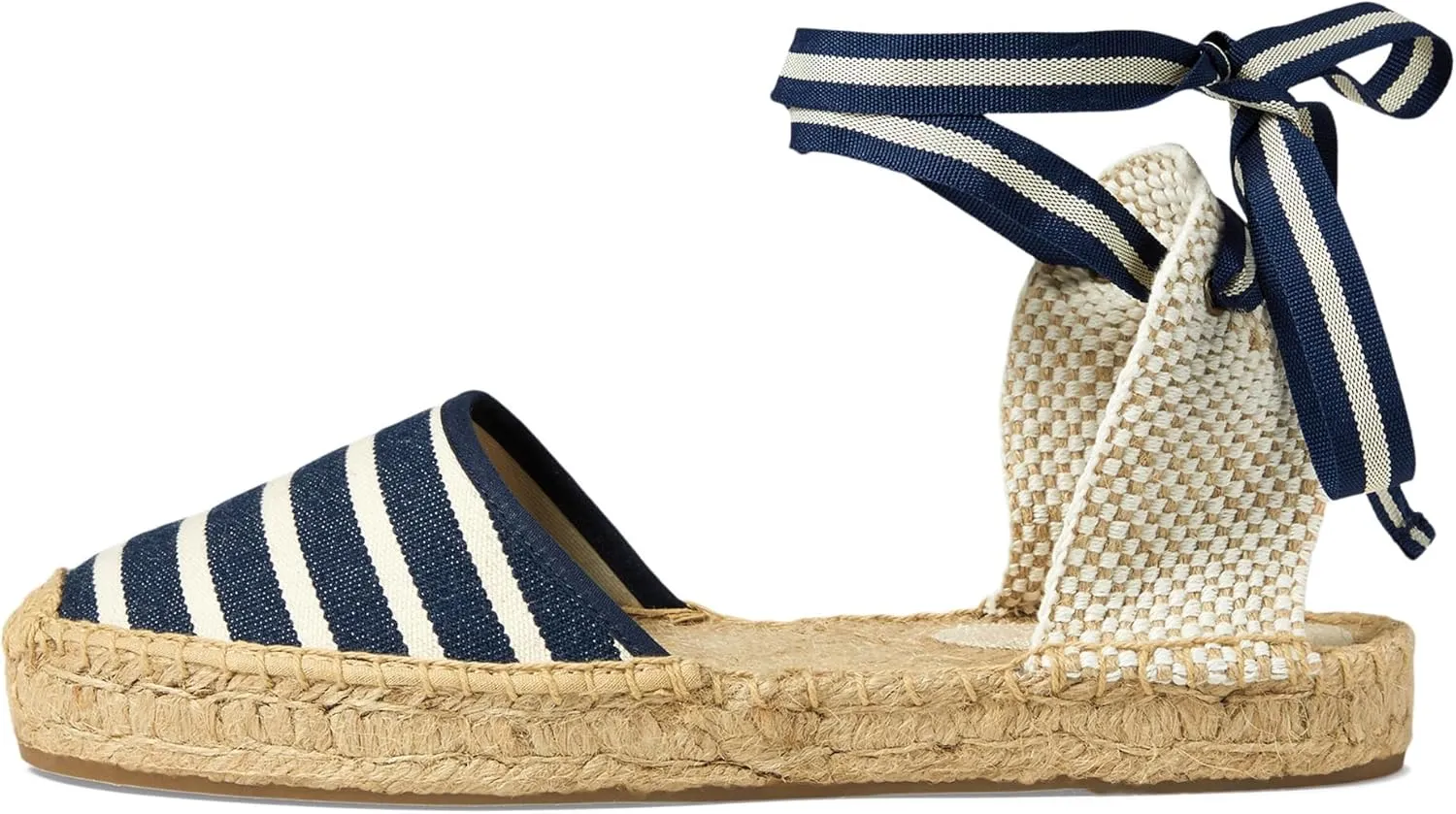 Soludos Women's Lauren Lace Up Espadrille Flat Sandal
