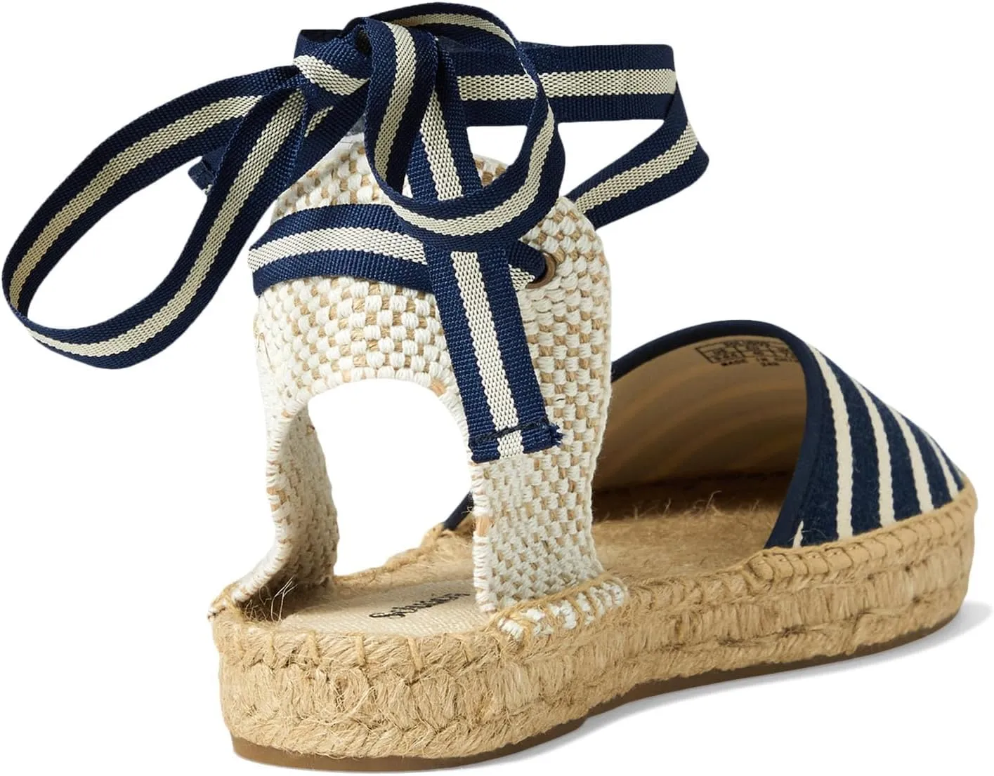 Soludos Women's Lauren Lace Up Espadrille Flat Sandal