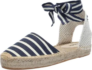 Soludos Women's Lauren Lace Up Espadrille Flat Sandal