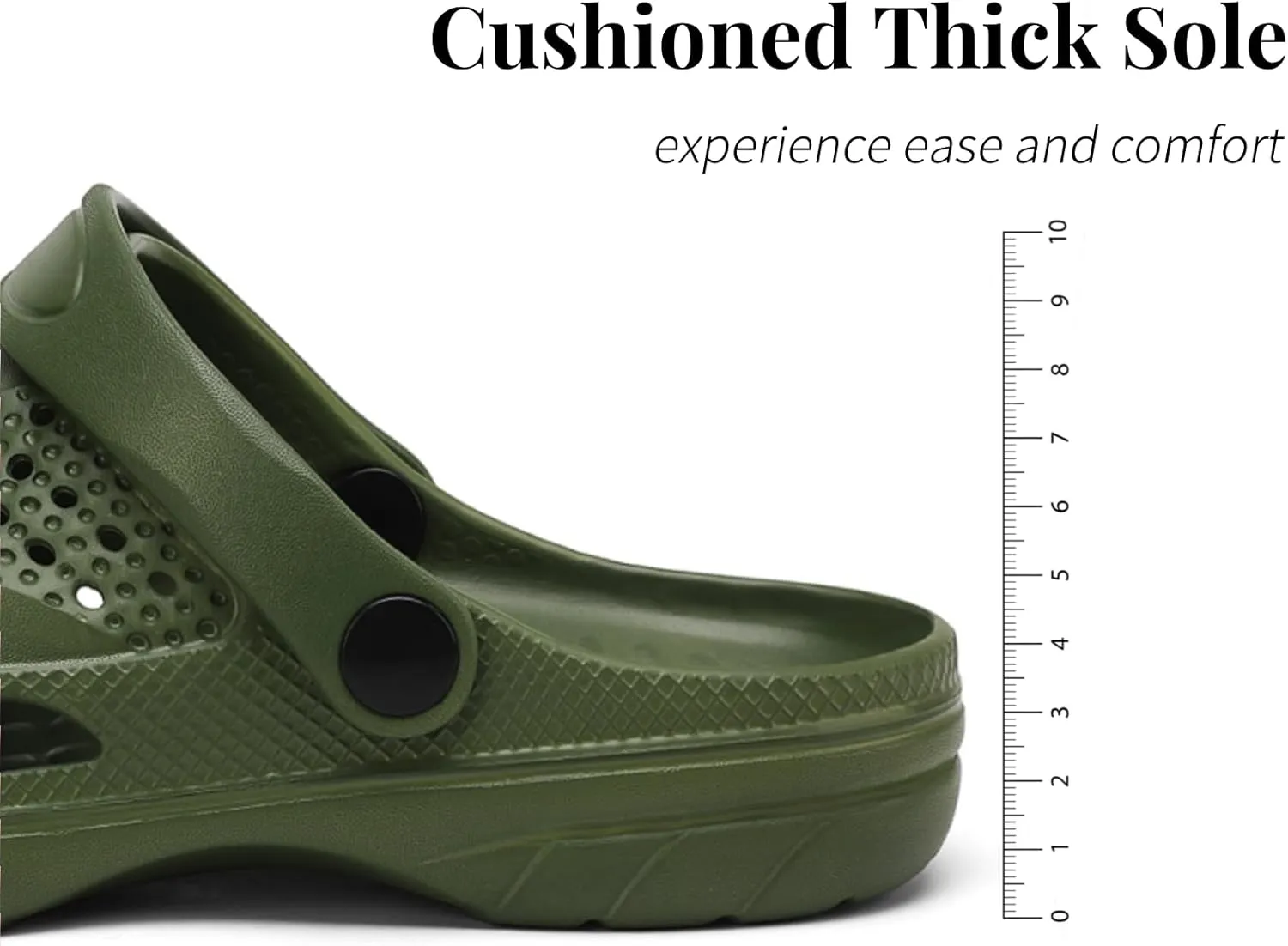 SOSOWHLTE Men's Women's Arch Support Clogs,Unisex Garden Shoes Comfortable Slip-on Outdoor Sandals Slippers for Beach Casual