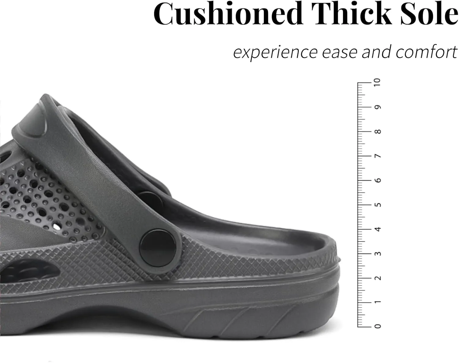 SOSOWHLTE Men's Women's Arch Support Clogs,Unisex Garden Shoes Comfortable Slip-on Outdoor Sandals Slippers for Beach Casual