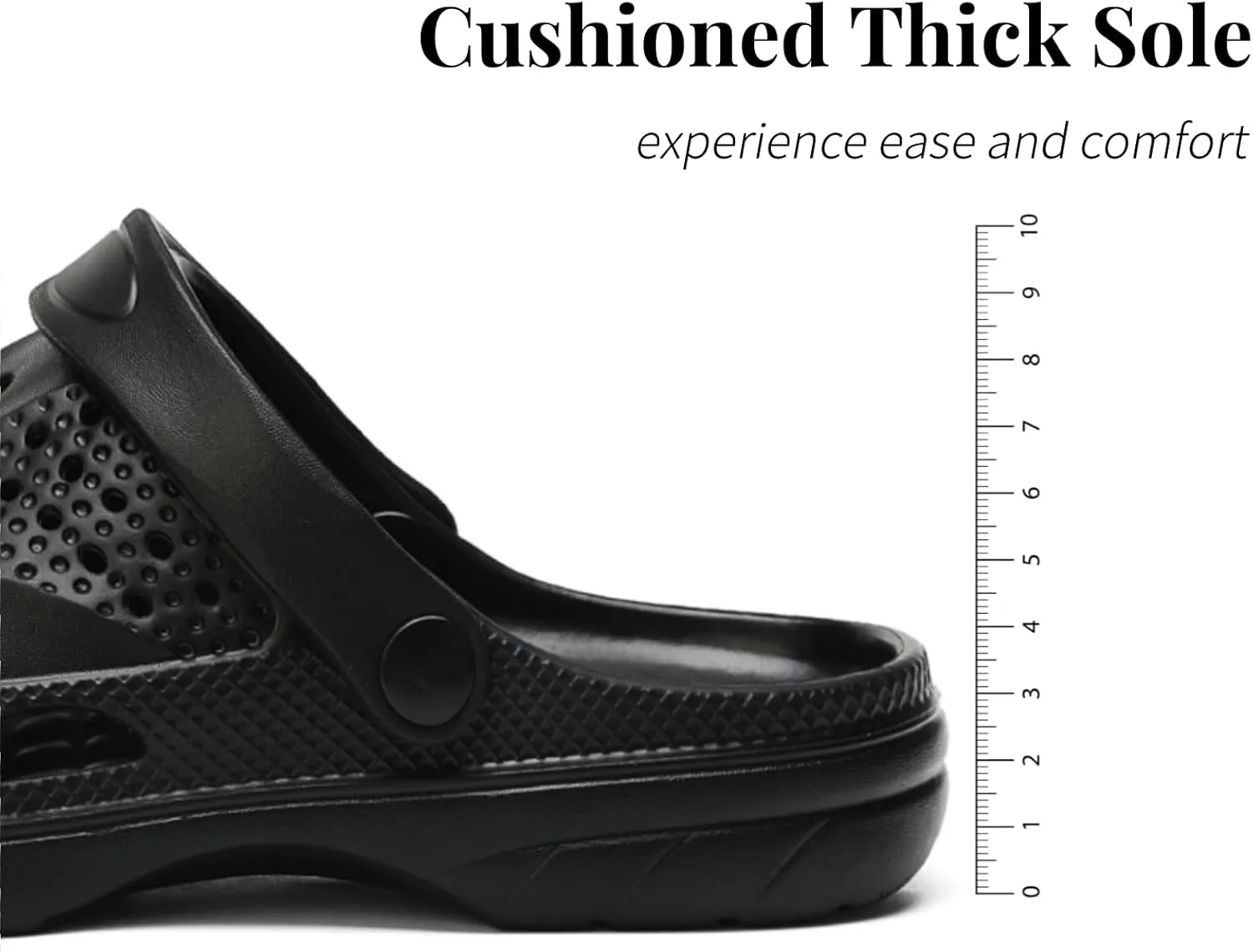 SOSOWHLTE Men's Women's Arch Support Clogs,Unisex Garden Shoes Comfortable Slip-on Outdoor Sandals Slippers for Beach Casual