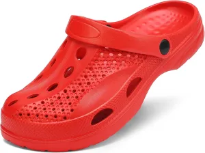 SOSOWHLTE Men's Women's Arch Support Clogs,Unisex Garden Shoes Comfortable Slip-on Outdoor Sandals Slippers for Beach Casual