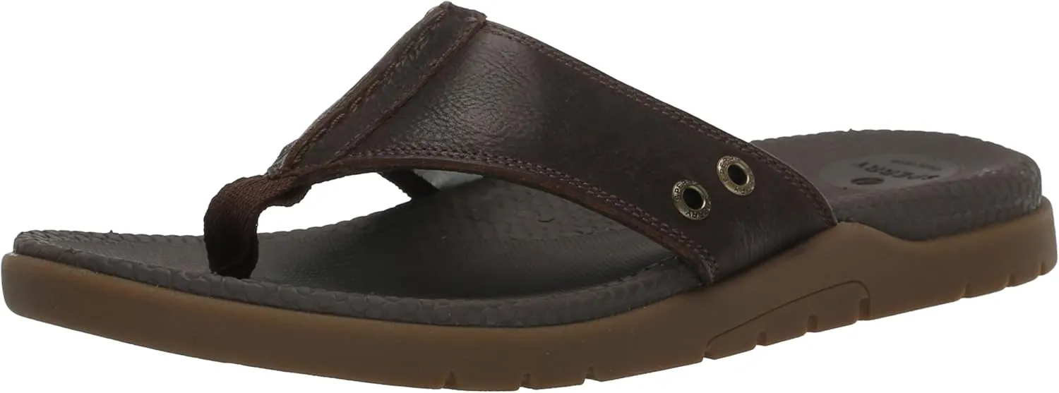 Sperry Mens Shoes Men's Santa Cruz II Sandal, Brown, 9