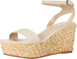 Splendid Women's Marie Espadrille Wedge Sandal, Eggshell, 8.5 M US