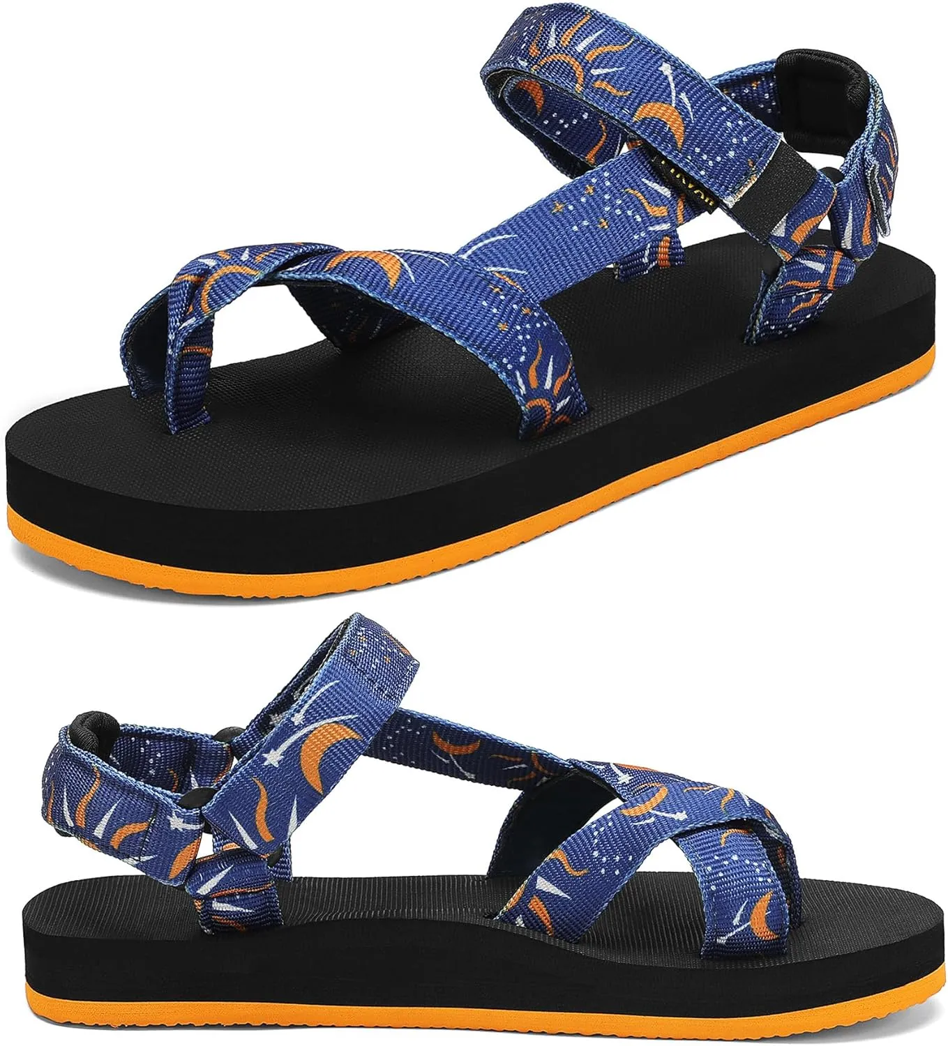 Sport Walking Water Sandals for Women with Arch Support & Adjustable Straps Platform Sandals Women Height Increase