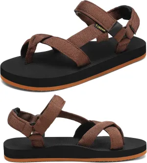 Sport Walking Water Sandals for Women with Arch Support & Adjustable Straps Platform Sandals Women Height Increase