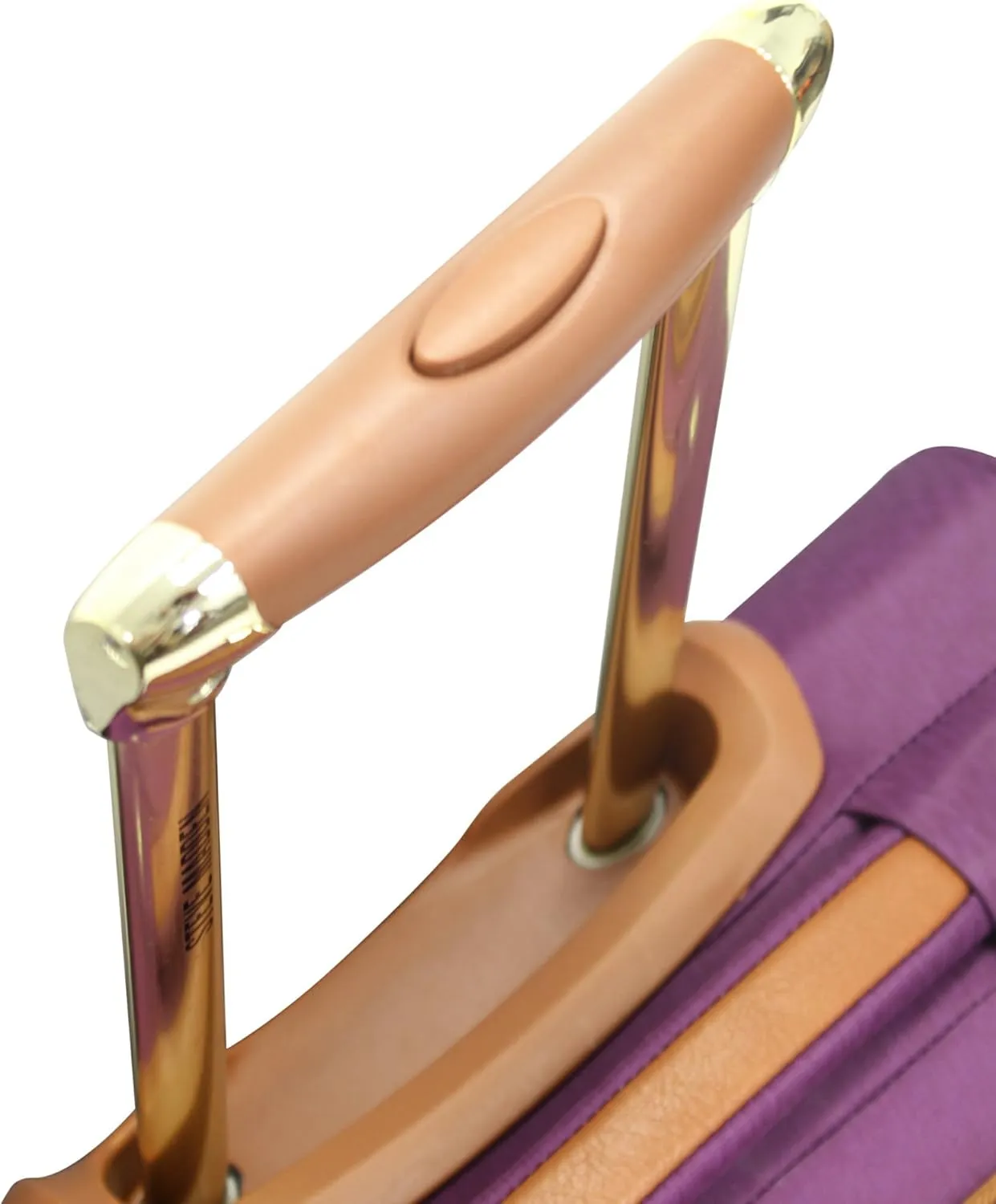 Steve Madden Designer Luggage Collection - Lightweight Softside Expandable Suitcase for Men & Women - Durable 20 Inch Carry On Bag with 4-Rolling Spinner Wheels (Global Purple)