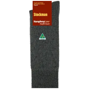 Stockman Health Sock Dark Grey & Light Grey