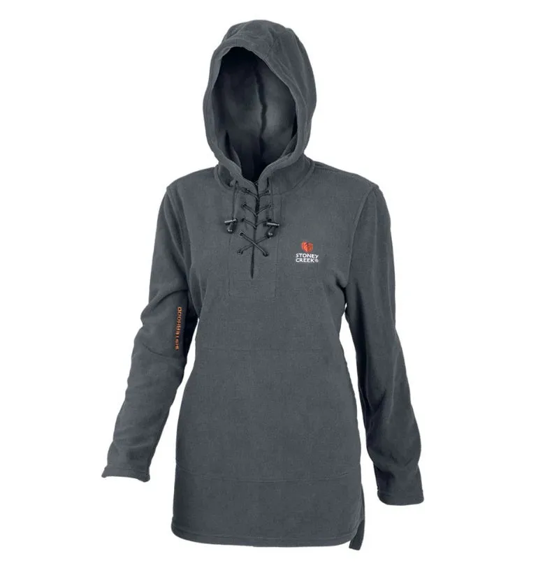 STONEY CREEK FLEECE LACE UP HOODIE WOMENS TURBULENCE