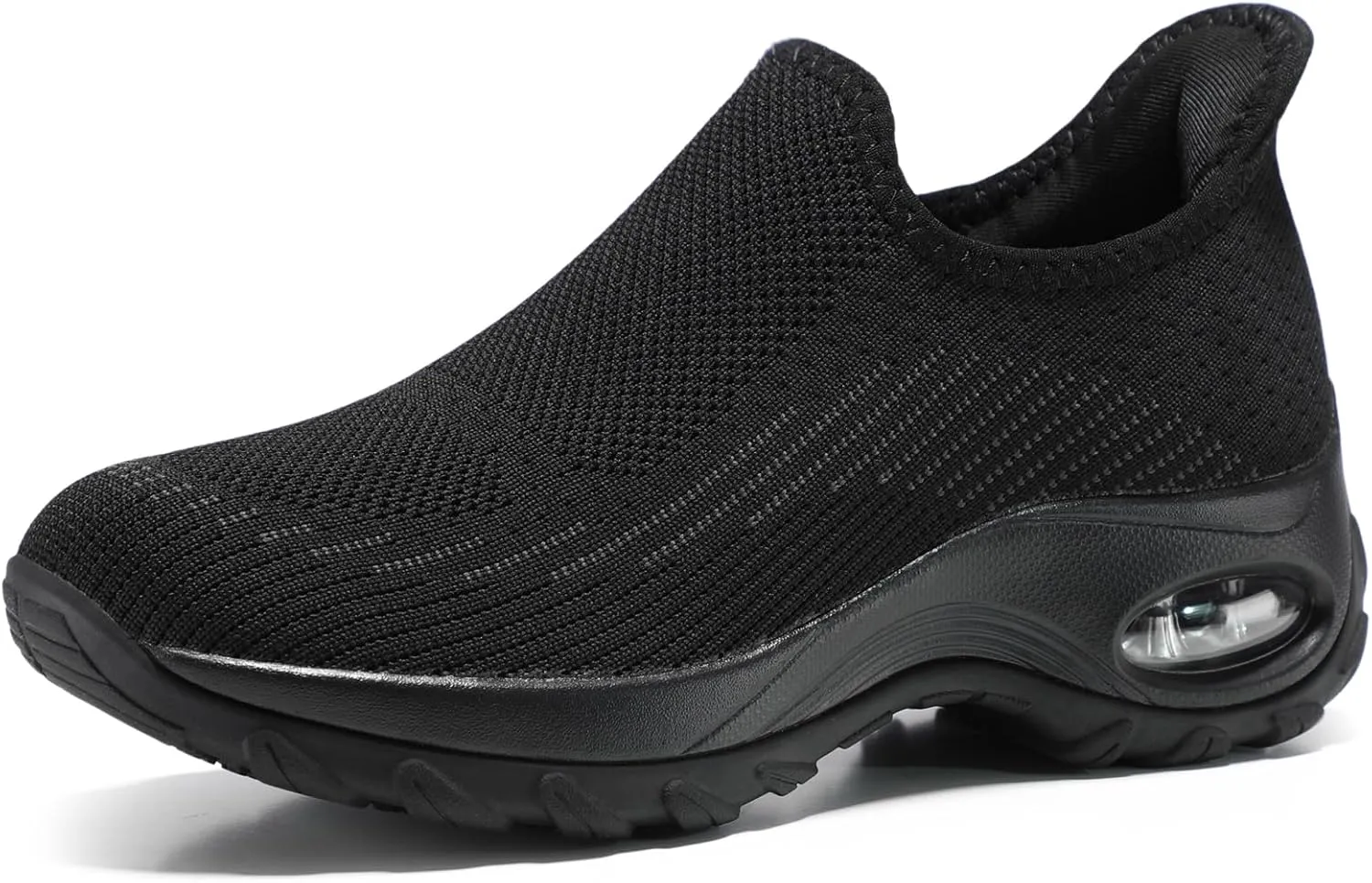STQ Womens Slip on Walking Shoes Air Cushion Comfortable Supportive Orthopedic Nursing Sneakers for Plantar Fasciitis