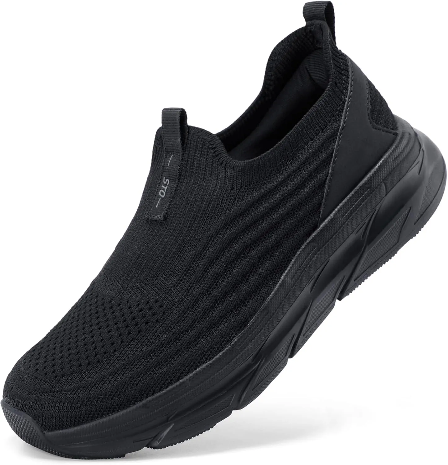 STQ Women's Slip On Walking Tennis Shoes Cushion Comfortable Orthopedic Sneakers Breathable Non-Slip Athletic Gym Workout Shoe