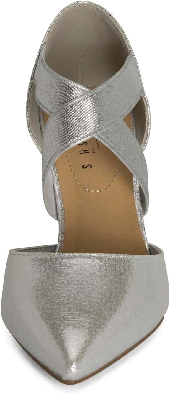 STYLISH S BOGO ~ Womens Pointed Toe Elastic Criss Cross Strap High Heel Dress Pumps