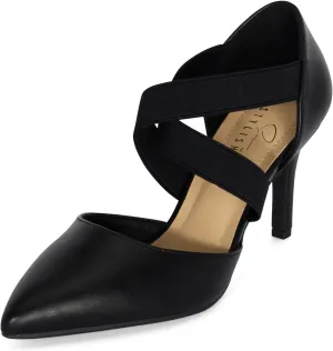 STYLISH S BOGO ~ Womens Pointed Toe Elastic Criss Cross Strap High Heel Dress Pumps