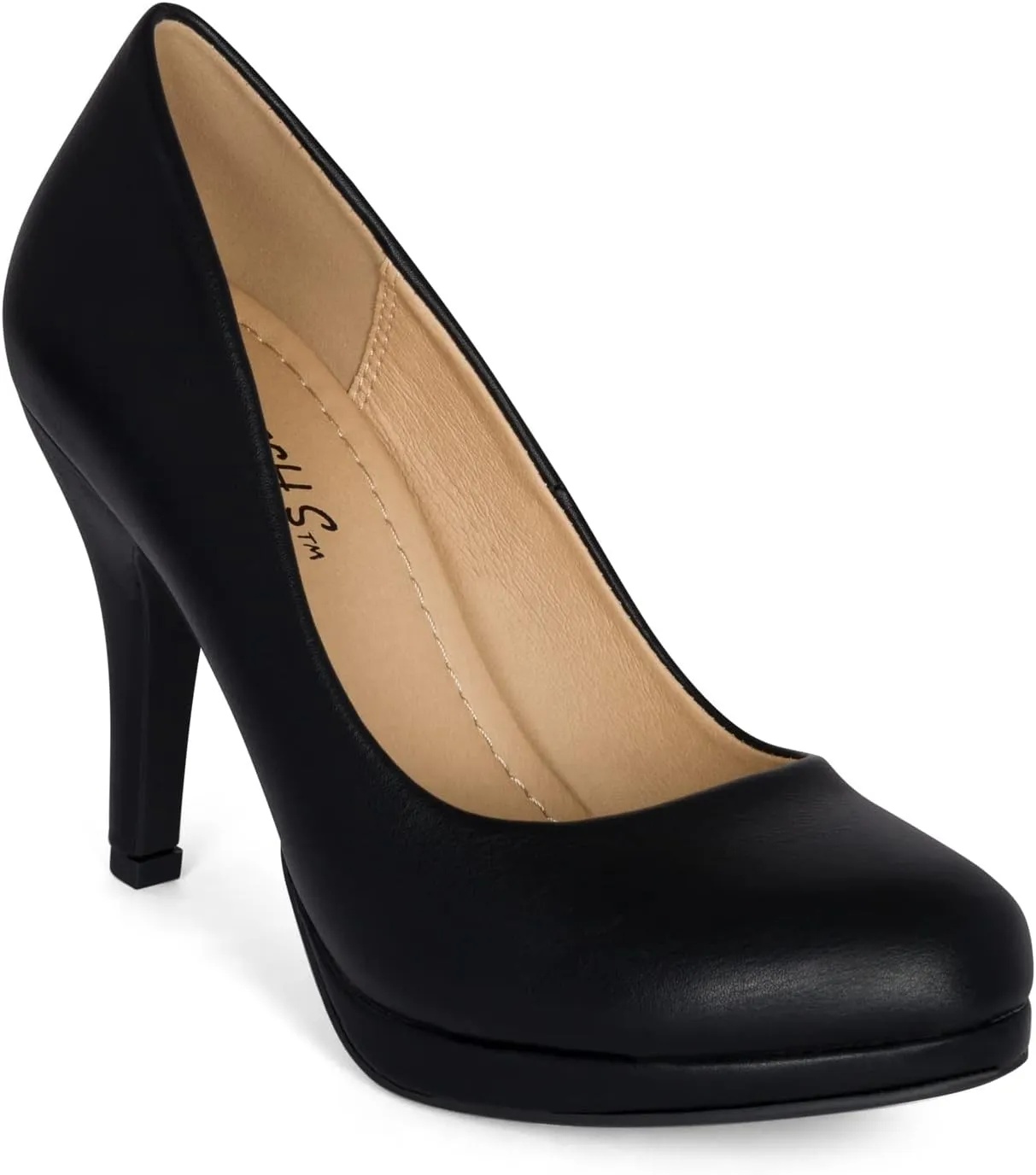 STYLISH S SAGE - Women's Classic Round Toe Platform High Heel Dress Pumps