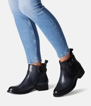 Tamaris Stylish Navy Chelsea Style Ankle Boots