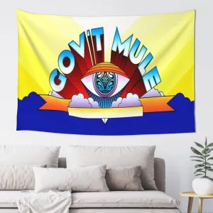 Teyusain Gov't Rock Mule Band Tapestry Wall Hanging Posters 3D Printed Art Tapestry Home Decor 60X40 Inches