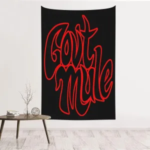 Teyusain Gov't Rock Mule Band Tapestry Wall Hanging Posters 3D Printed Art Tapestry Home Decor 60X40 Inches