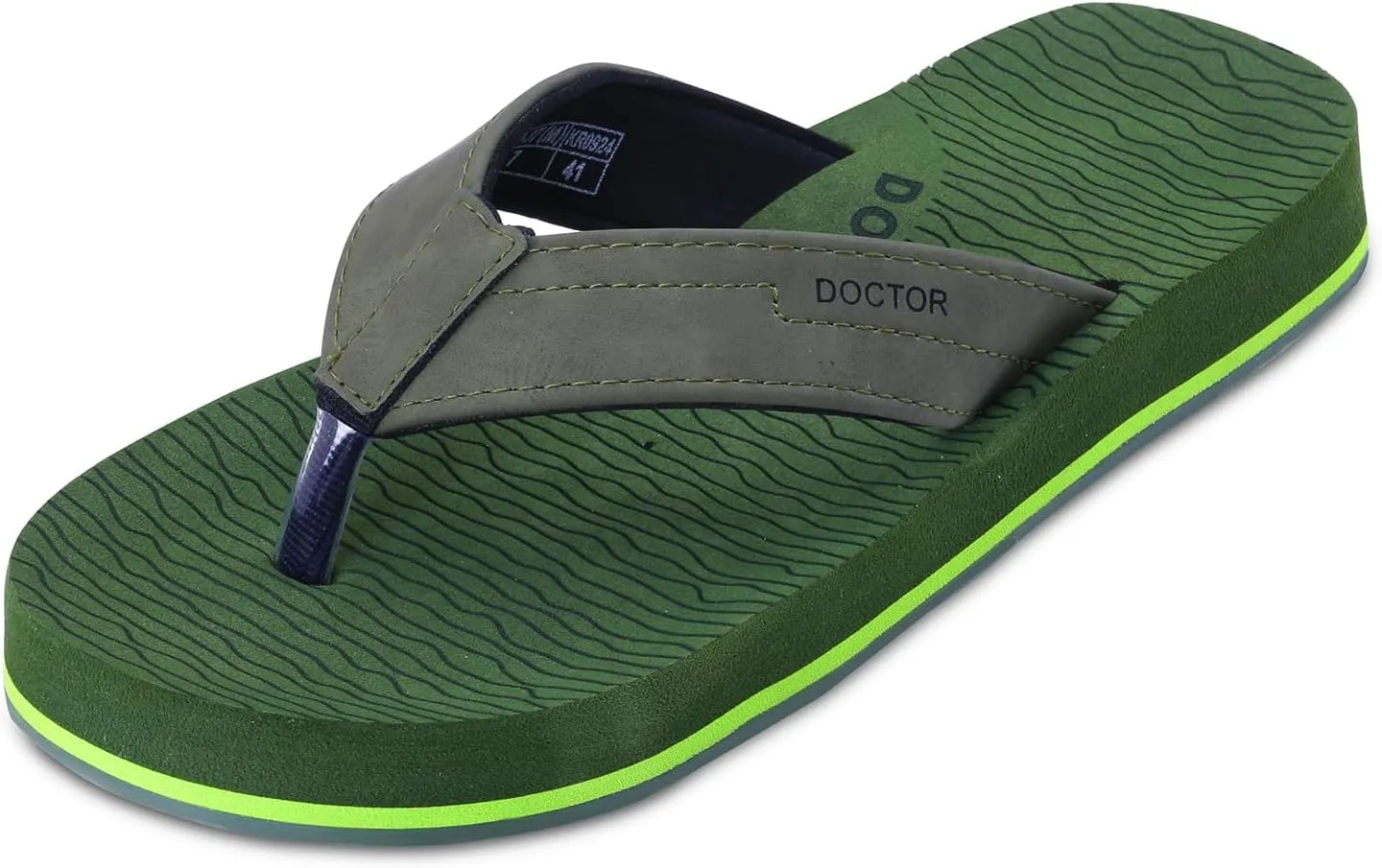 Ultra Cushion Slippers for Men's| Lightweight & Comfortable| Orthopedic & Diabetic| Casual & Stylish| Non-Slip Durable Mcr Dr Chappals & House Flip flops For Gent's & Boy’s D-37