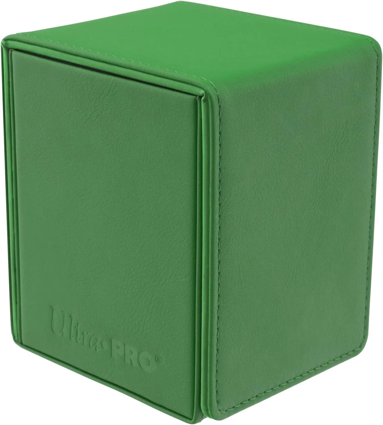 Ultra Pro - Vivid Alcove Flip Card Deck Box (Green) - Stores & Protects Up To 100 Standard Size Collectible Cards, Baseball, Gaming, Sports or Any Standard Size Cards In Collections