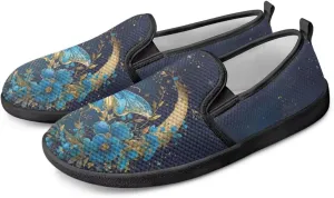 UNICEU Women Slip On Walking Sneaker Light Weight Sneaker Low Cut Flat Work Loafers Womens Casual Footwear Trainer