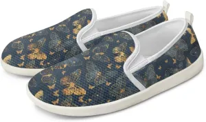 UNICEU Women Slip On Walking Sneaker Light Weight Sneaker Low Cut Flat Work Loafers Womens Casual Footwear Trainer