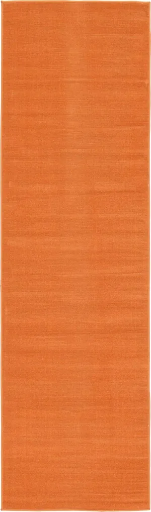 Unique Loom Williamsburg Collection Area Rug - Solid (2' 9" x 9' 10" Runner, Salmon)