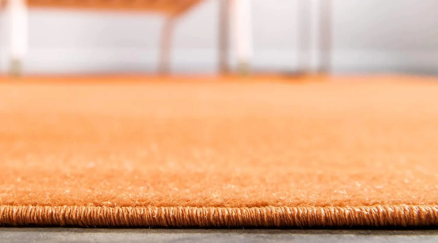 Unique Loom Williamsburg Collection Area Rug - Solid (2' 9" x 9' 10" Runner, Salmon)