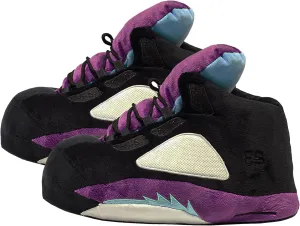 Unisex Cosy Trendy Big Sneaker Slippers Comfy Kicks Non Slip Sole Indoor House Plush Slippers - One Size Fits Most