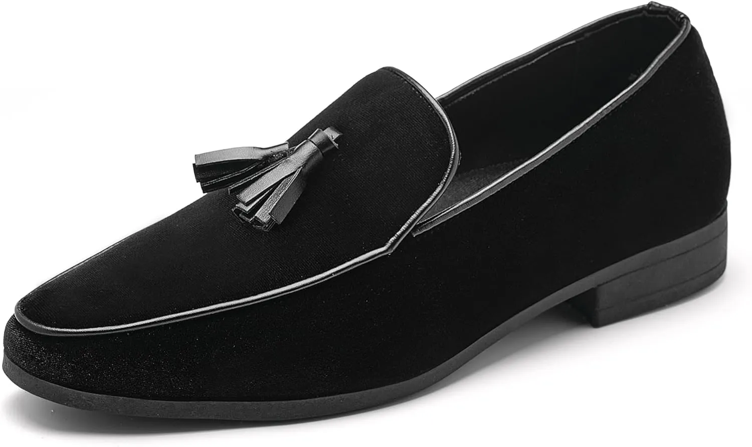 UUBARIS Mens Velvet Loafers Slip-on Dress Shoes Fashion Style Driving Shoes Classic Tuxedo Shoes Casual Oxford Shoes