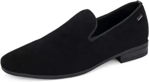 UUBARIS Mens Velvet Loafers Slip-on Dress Shoes Fashion Style Driving Shoes Classic Tuxedo Shoes Casual Oxford Shoes