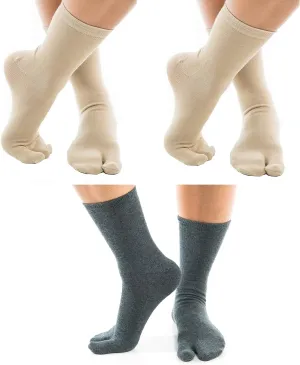 V-Toe Split Toe Flip-Flop Socks | Tabi Premium Cotton Blend Men & Women Socks | Men's Japanese Toes Separated Socks