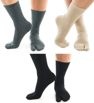 V-Toe Split Toe Flip-Flop Socks | Tabi Premium Cotton Blend Men & Women Socks | Men's Japanese Toes Separated Socks