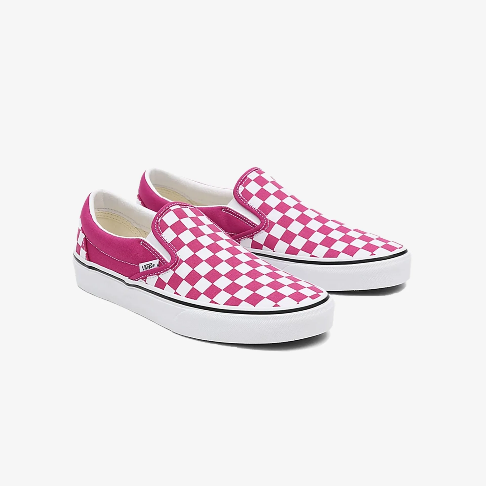 Vans | CHECKERBOARD CLASSIC SLIP-ON  { PINK