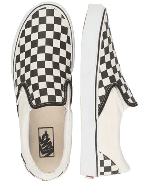 VANS // Classic Slip-On Checkered BLACK/WHITE