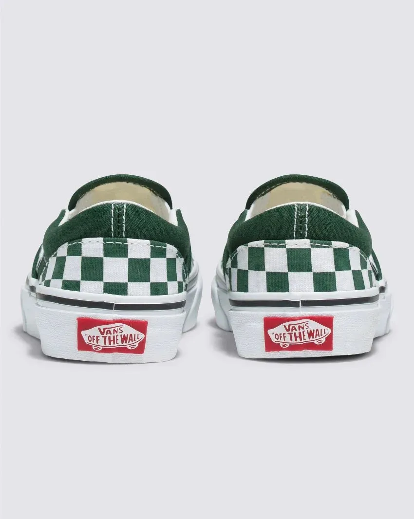 VANS // Kids Classic Slip-On CHECKERBOARD MOUNTAIN VIEW