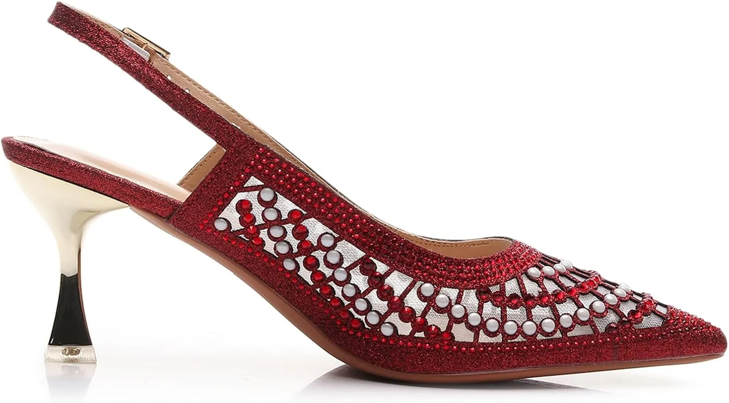 VenusCelia Women's Charming Lady Slingback Pump Shoe