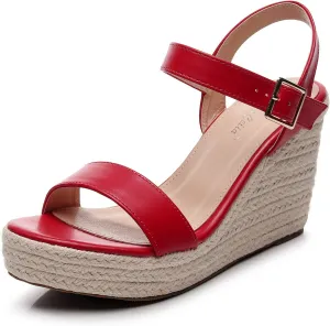 VenusCelia Women's Hyper Light Wedge Sandal