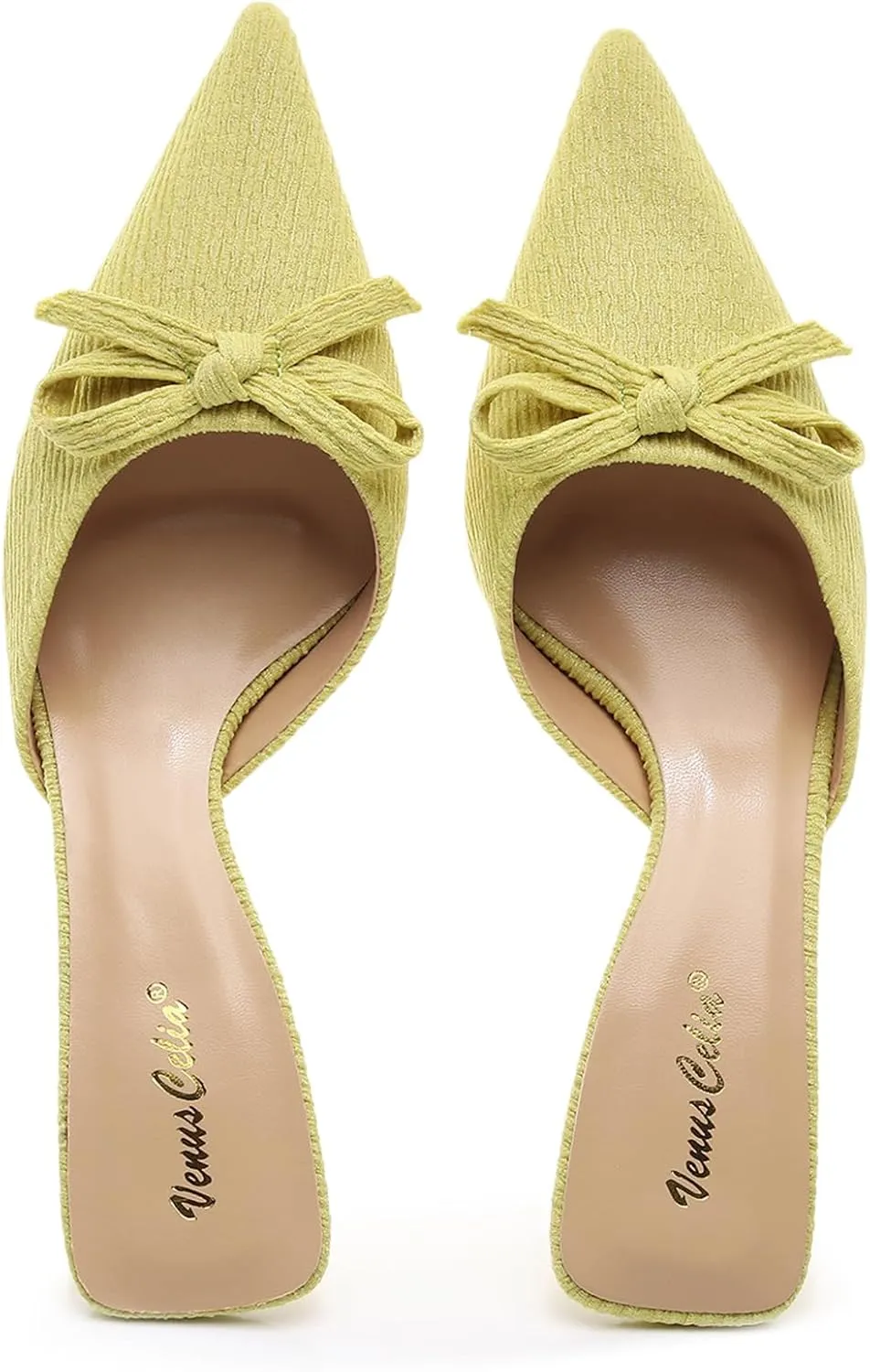 VenusCelia Women's Summer-Time Dress Pump Heeled Sandal